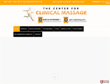 Tablet Screenshot of nmtmassage.com